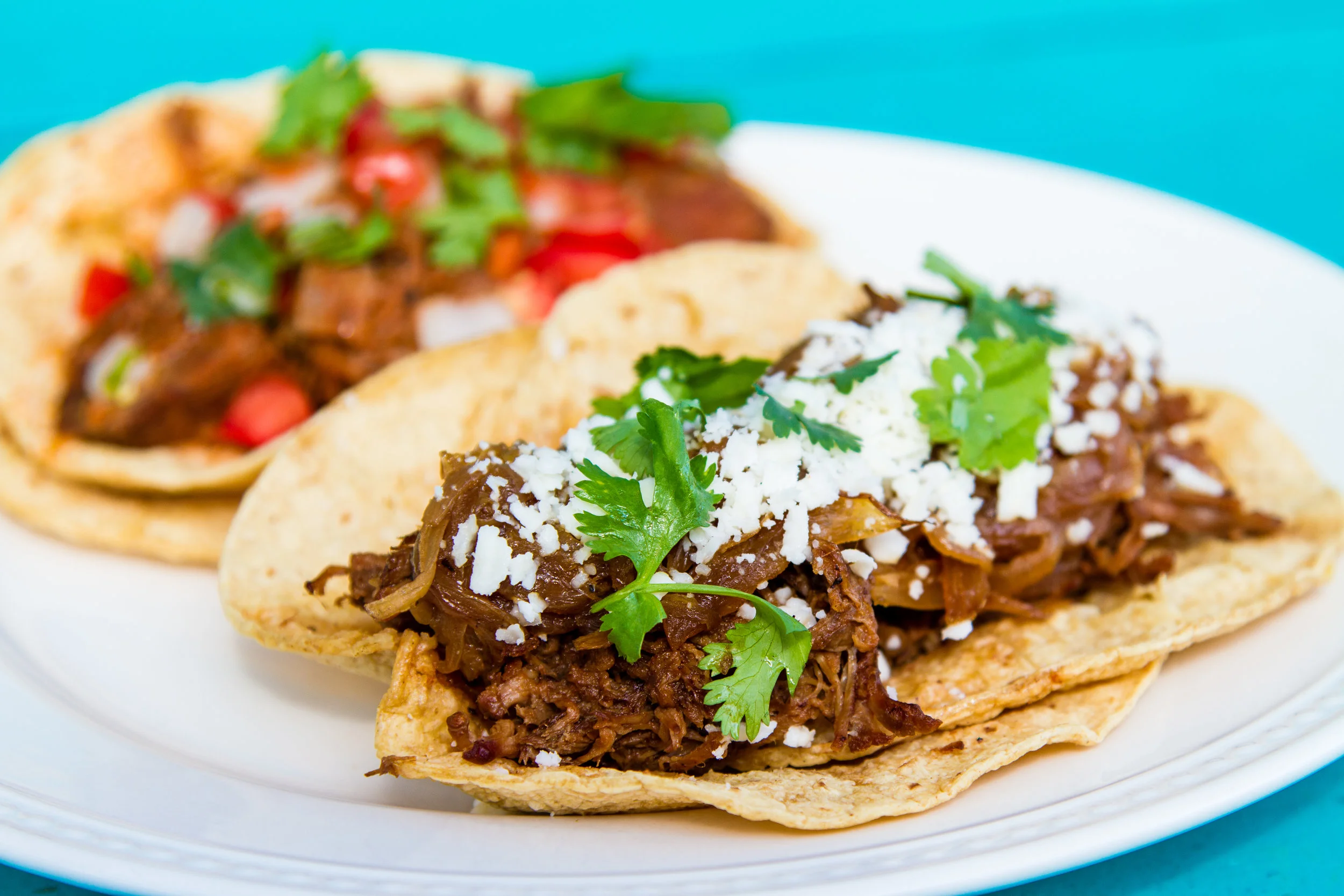 2) Slowrider Tacos - each order has two tacos — Cruzteca